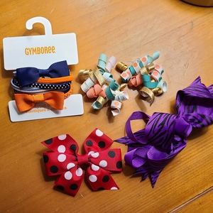 Bundle of blows and hair ties